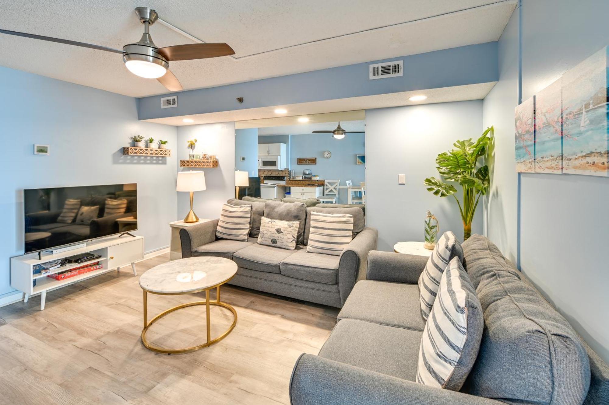 Cozy Coastal Condo With Airy Oceanfront Balcony Myrtle Beach Buitenkant foto