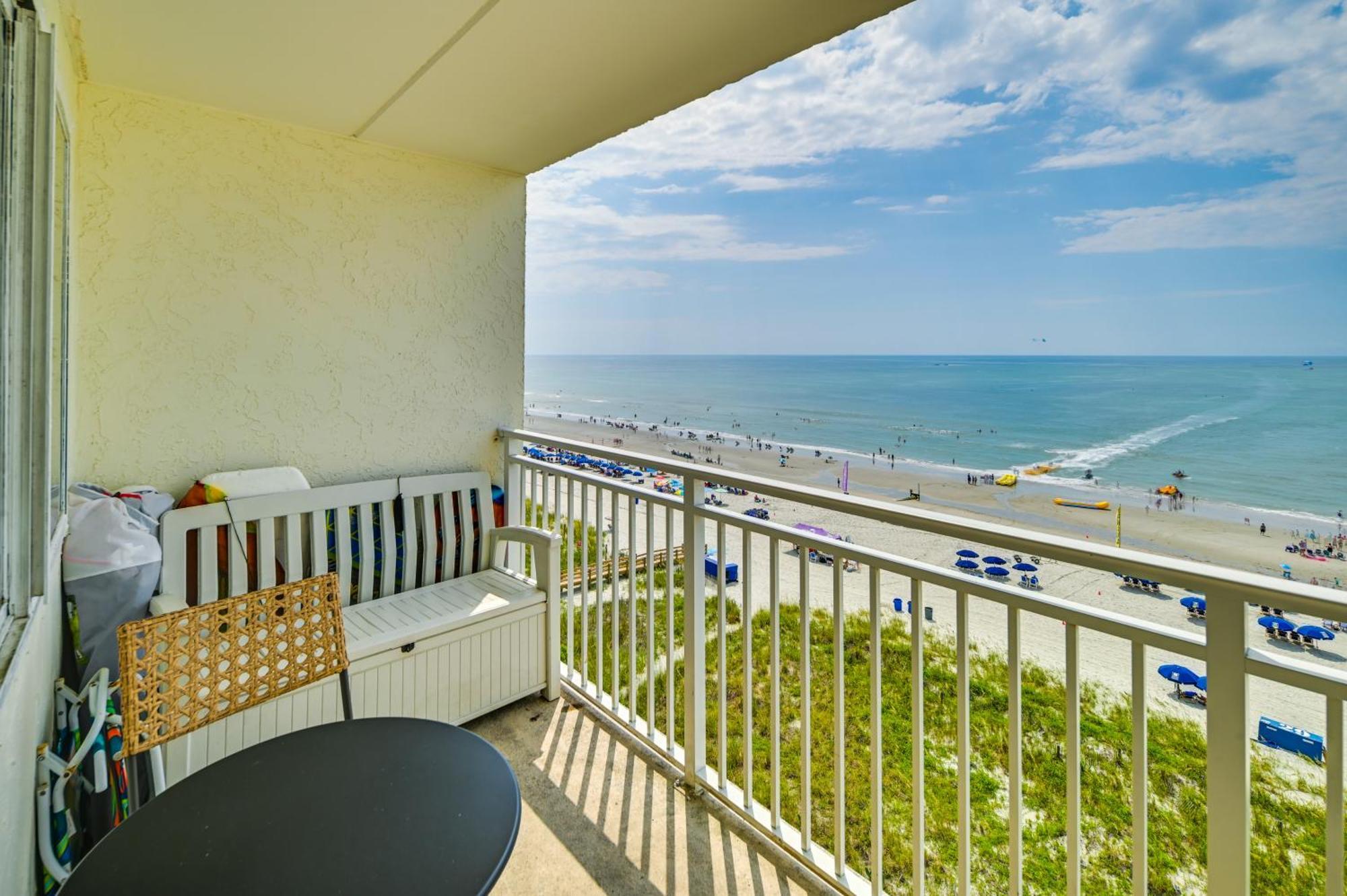 Cozy Coastal Condo With Airy Oceanfront Balcony Myrtle Beach Buitenkant foto