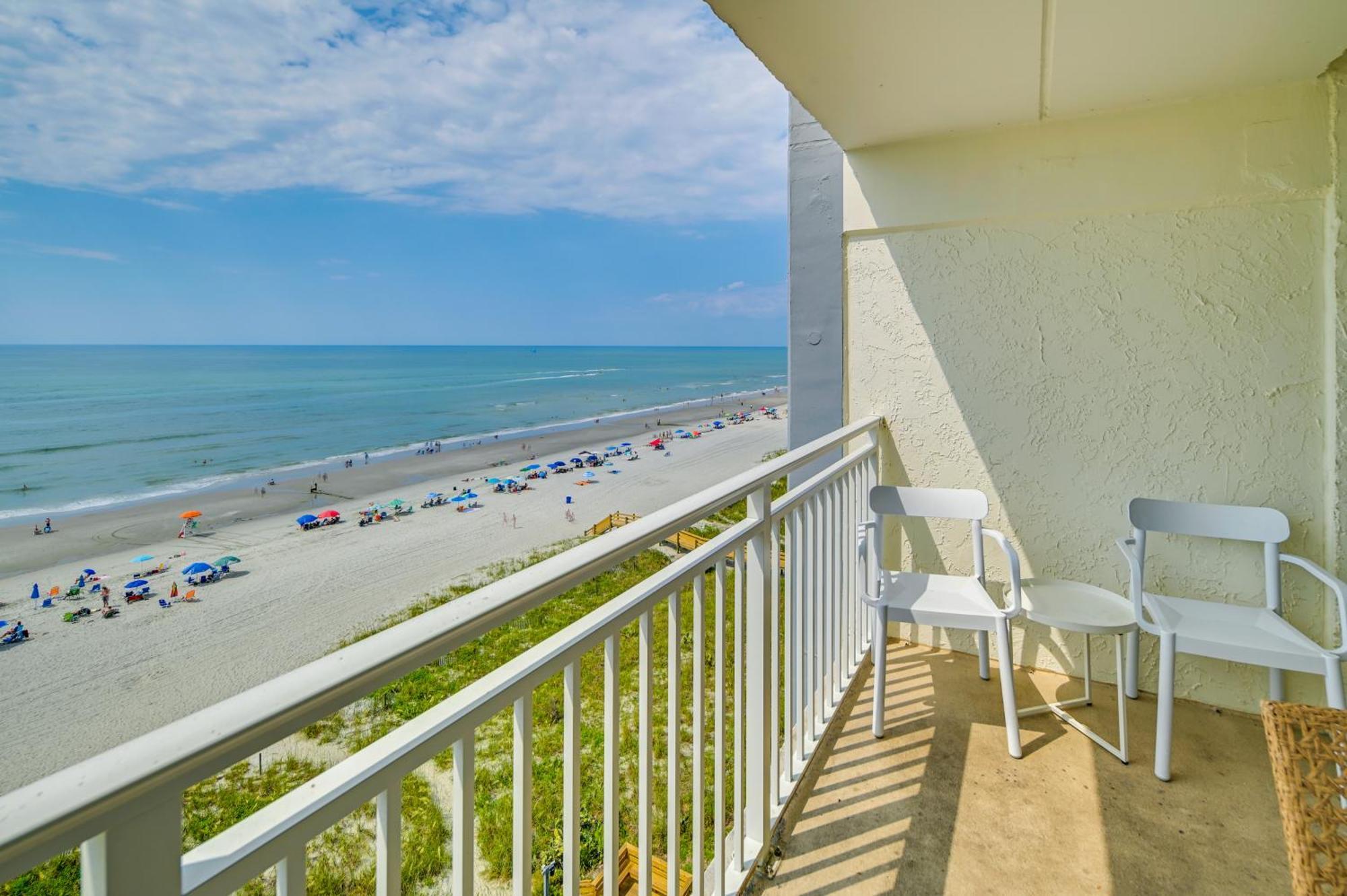 Cozy Coastal Condo With Airy Oceanfront Balcony Myrtle Beach Buitenkant foto
